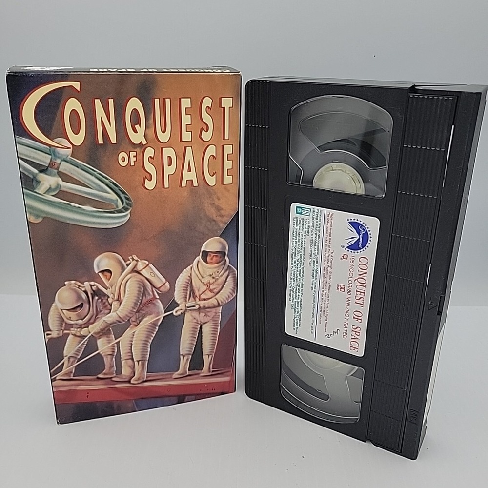 Conquest Of Space VHS Movie Eric Fleming Byron Haskin Sci-Fi 1954 Paramount